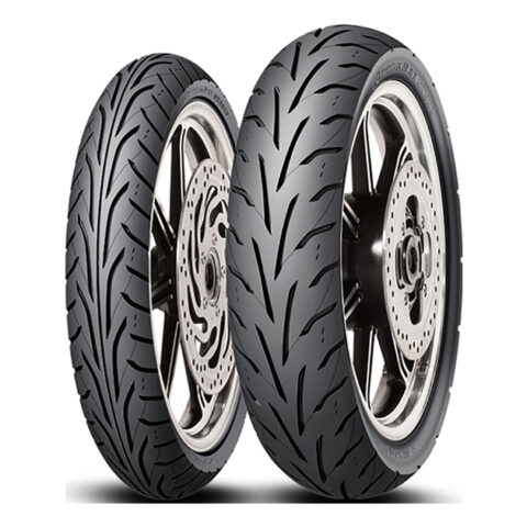 Llanta para moto Dunlop GT601 100/80-17 TL sin cámara ideal para uso sport touring