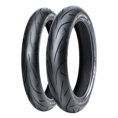 Llanta moto IRC IZS 110/70-17 TL para uso deportivo urbano en Colombia